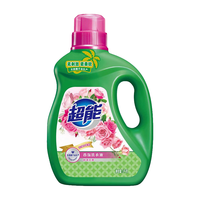 超能洗衣液时尚炫彩白瓶低泡薰衣草香天然椰子油生产去污去渍750g小瓶 1瓶