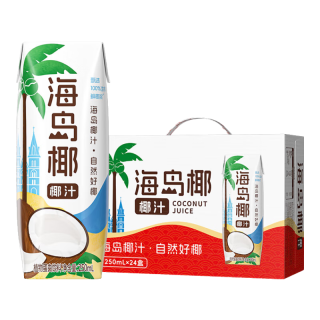 东鹏 海岛椰椰汁自然好椰250ml*24盒