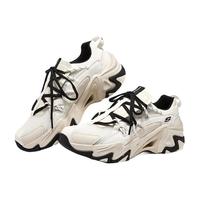 斯凯奇(Skechers)机甲鞋三代男女款经典复古时尚运动鞋896228/894223 男款-自然色/黑色/NTBK 45