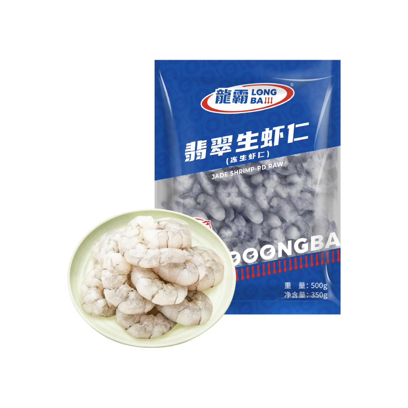 国联大号翡翠生虾仁新鲜活剥冷冻国产虾仁去虾线低脂虾肉海鲜水产