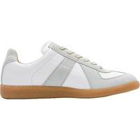 Maison Margiela马吉拉男款德训鞋绒面革拼皮革运动鞋