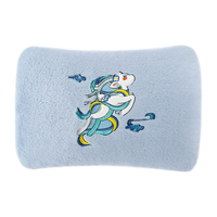 彩虹暖手宝热水袋充电暖手器国潮联名敦煌九色鹿礼盒可拆卸外套 蓝色