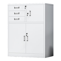 奈高NG偏三保矮柜储物柜抽屉文件柜铁皮柜档案柜资料柜