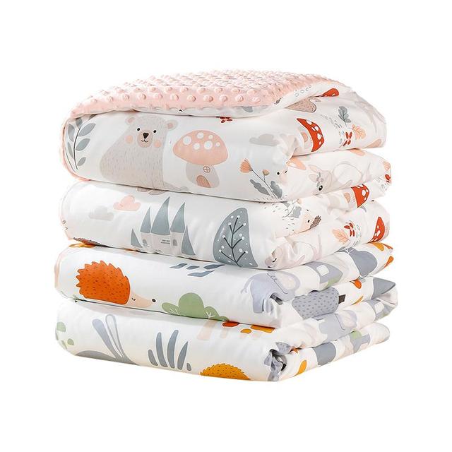 好孩子 婴儿被子冬季宝宝幼儿园儿童纯棉豆豆被婴幼儿小盖被秋冬