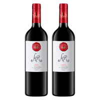 弗利欧红酒经典赤霞珠干红葡萄酒智利原瓶750ml*2礼盒套装年货