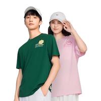 361°小刘鸭361运动t恤男女同款2024夏季速干宽松休闲短袖圆领短T