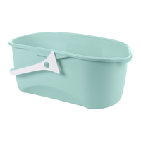 妙然加厚拖把桶 长方形收纳拖布桶免手洗塑料水桶手提式大容量清洗桶 