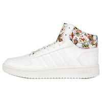阿迪达斯官网 adidas neo HOOPS 2.0 MID 女鞋休闲运动鞋EF0120 38 石膏白/白色/红色/黄色/黑色