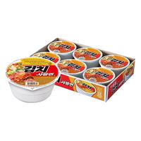NONGSHIM农心韩国韩式辣白菜拉面碗面86g*6碗方便面泡面整箱