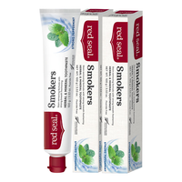 红印（Red seal）新西兰烟民薄荷牙膏100g*2支装 无氟烟民牙膏双重薄荷味 【强效去渍净口腔】烟民薄荷*2支