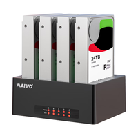 MAIWO 麦沃 K3084U3S 硬盘底座 USB3.0四盘位外置2.5/3.5英寸SATA串口机械固态硬盘盒子