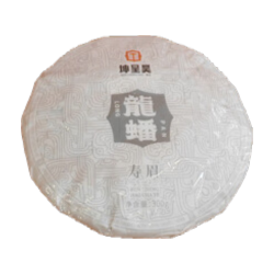 坤呈昊 龙蟠2021寿眉 白茶 300g/饼