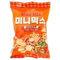 SAMJIN 三进韩国进口什锦饼干切达奶酪味65克*1袋甜香不腻酥脆零食