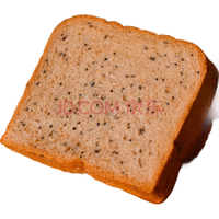 泓一 奇亚籽全麦面包营养早餐休闲零食下午茶加班点心整箱 奇亚籽黑全麦吐司3袋