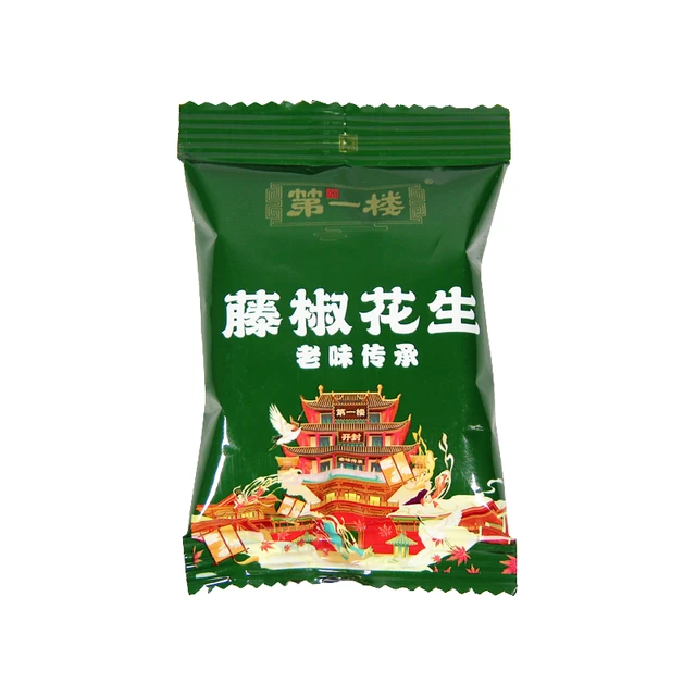 第一楼藤椒花生米新货五香麻辣孜然多味独立小袋装零食小吃下酒菜