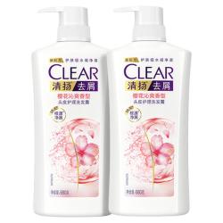 清扬 洗发水樱花控油活力清爽洗头膏去头屑