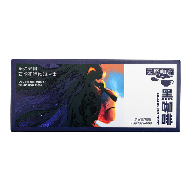 云摩咖啡 速溶黑咖啡粉 80g/40杯