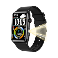 穆奇 智能手环老人测血压心率血氧监测量仪心电图远程关注电子计步器睡眠检测运动跑步防水心脏高精准 升级款曜石黑【自动测血压+无创血糖+低氧唤醒】