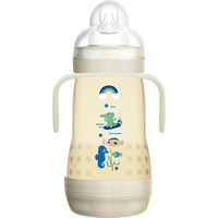 MAM美安萌PPSU奶瓶260ml 宽口径双重防胀 耐摔耐磨 带夜光把手