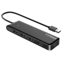 ThinkPad 思考本 TL-LA04 USB3.0集线器 一分四 0.15m 黑色