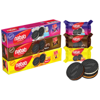 nabati 纳宝帝 夹心饼干 曲奇香奶味 135g*3盒