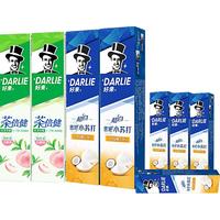 DARLIE 好来 牙膏双重薄荷海洋森林茶倍健白桃套装640g清新口气健齿