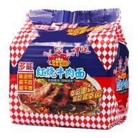 幸运 LUCKY 味香108 红烧牛肉面 75g*5包