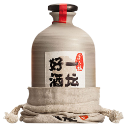 金六福 一坛好酒 40.8%vol 兼香型白酒 500ml 单瓶装