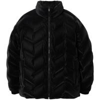 杰克琼斯男生冬季百搭立领羽绒服2025年经典长袖黑色上衣