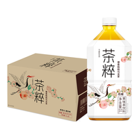今麦郎 低糖 果味茶饮料  1L 8瓶 1箱 桃桃乌龙茶 1000