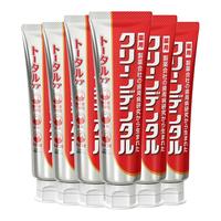 TRANSINO 第一三共牙周卫士牙膏Clean Dental全效护理小红管含氟牙膏100g*6