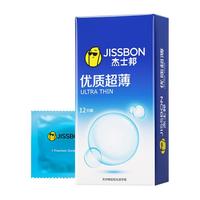 杰士邦 避孕套套 优质超薄12只装