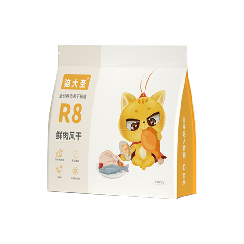 猫大圣 鲜肉风干全阶段猫粮 500g
