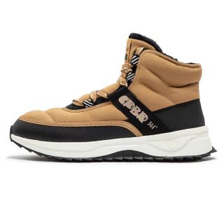 361° 绒雪 加绒加厚 橡胶大底 男款高帮防水防滑雪地靴 672446716A