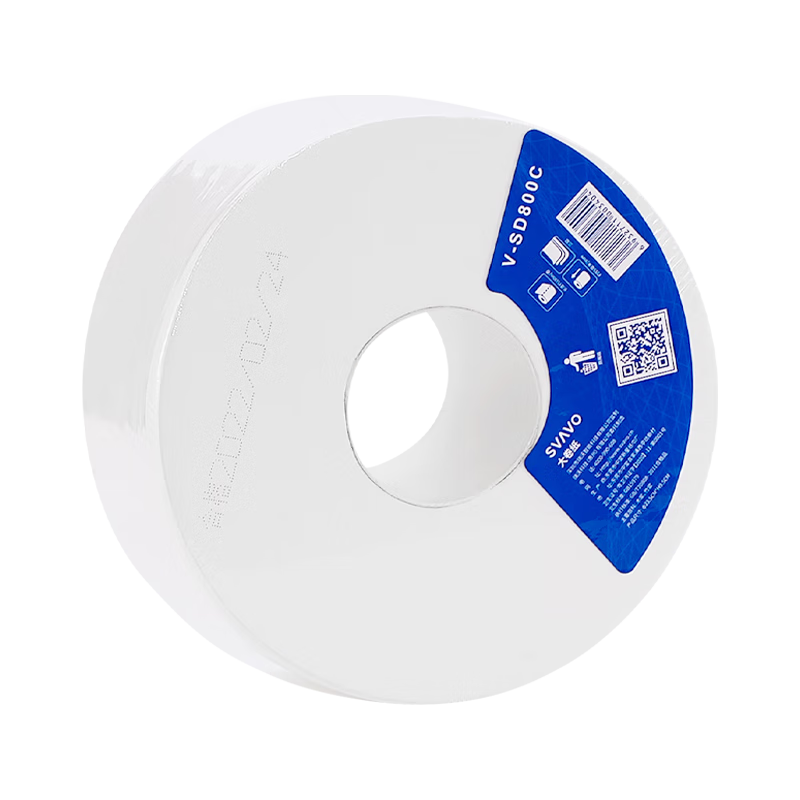 瑞沃 VSD800C 原木浆3层加厚 800g*12卷 大盘纸