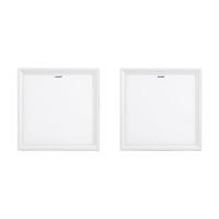 松下浴霸暖风照明排气一体集成吊顶暖风机卫生间浴室风暖换气智控超薄 【灯具套装】方灯+方灯 通用吊顶款