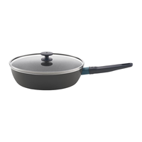 双立人（ZWILLING）不粘锅炒锅炒菜锅平底煎锅少油烟电磁炉通用NOW MARBLE厨具多用锅 【加高锅身】煎炒锅 24cm