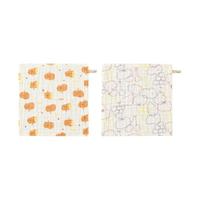 papa 爬爬 宝宝纱布口水巾 2件装