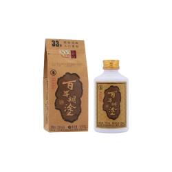 百年糊涂 经典小百年 33%vol 浓香型白酒 125ml 单瓶装