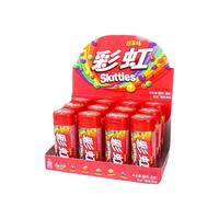 彩虹糖30g6瓶12瓶装原果味脆皮软糖儿童零食休闲追剧办公糖果