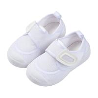 幼儿园室内鞋夏季儿童小白鞋女宝宝帆布鞋男童运动鞋白色表演鞋