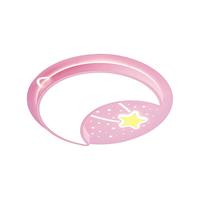 雷士 NVC   Lighting LED吸顶灯卧室灯 房间星星月亮主题儿童灯灯饰灯具 星月-粉