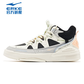 今日必买：鸿星尔克 ERKE 秋冬季新款软底高帮减震舒适休闲鞋 男女同款