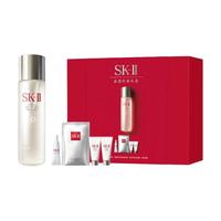 SK-II 晶透经典礼盒 (护肤精华露230ml+光蕴臻采焕亮精华露10ml+温和护肤洁面霜20g*2+护肤面膜28ml*1)