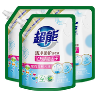 超能洁净柔护洗衣液补充装持久留香深层去渍护衣护色家用实惠袋装 1kg*2袋+500g*2袋【6斤】 0
