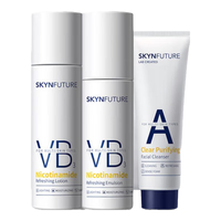  SKYNFUTURE/肌肤未来 补水保湿 烟酰胺水乳套装+洁面  100ml+120ml+100ml
