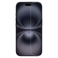 耐尔金 适用苹果iPhone16钢化膜 高清防摔防指纹防刮无黑边钢化玻璃膜手机保护贴膜 H+Pro