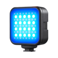 Godox 神牛 LED6Bi补光灯RGB口袋便携小型彩色迷你常亮摄影灯 LED6R标配 迷你型