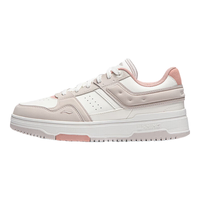 李宁 LI-NING天迹2丨经典休闲鞋女鞋2024女子时尚运动鞋AGCU192 雪白色/白沙灰-3 38
