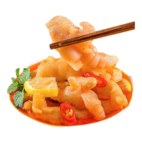 正新无骨鸡爪柠檬酸辣2斤罐装卤味即食小吃脱骨去骨凤爪零食 微辣500g*1+中辣500g*1 1kg